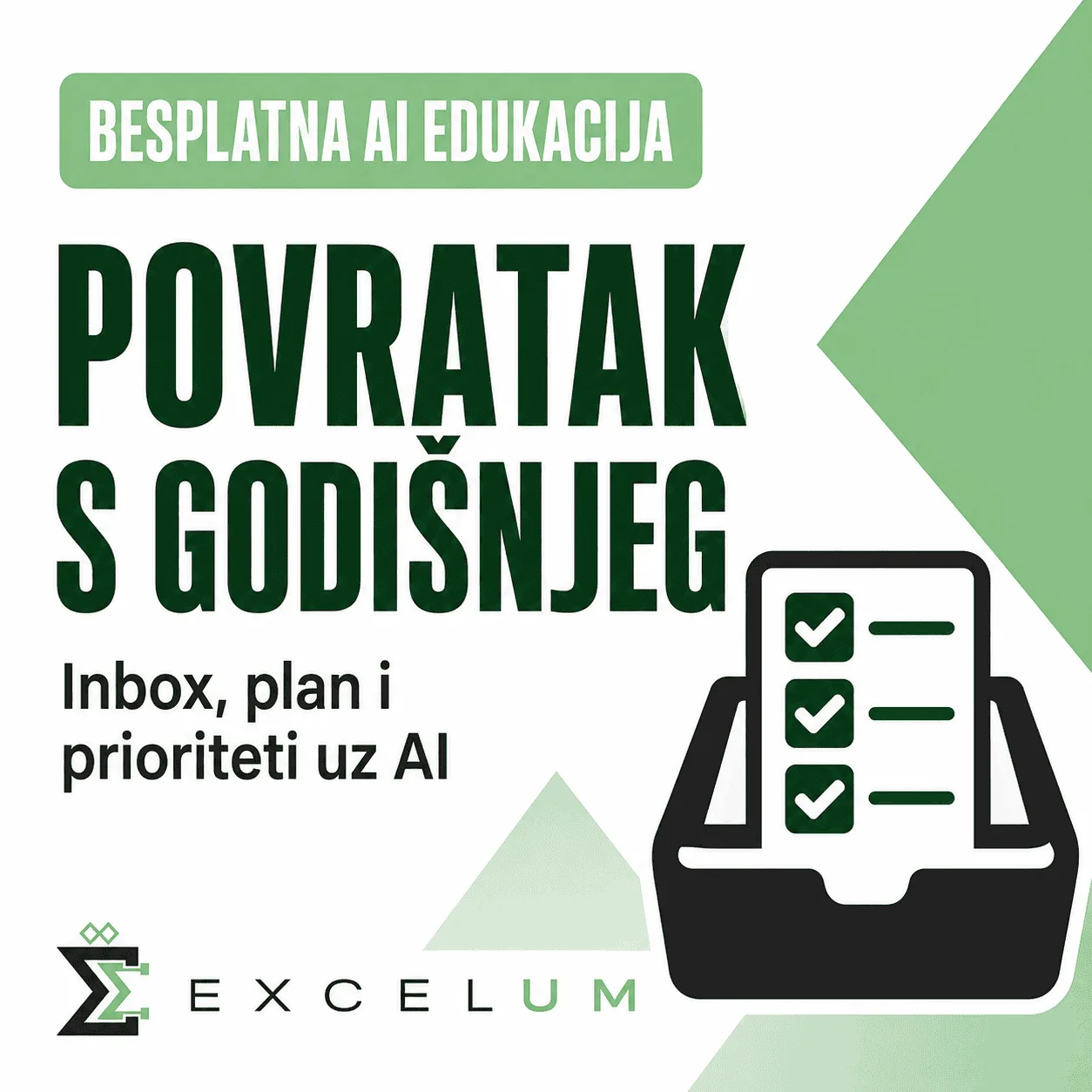 Povratak s godišnjeg: od prepunog inboxa do jasnog plana rada uz AI