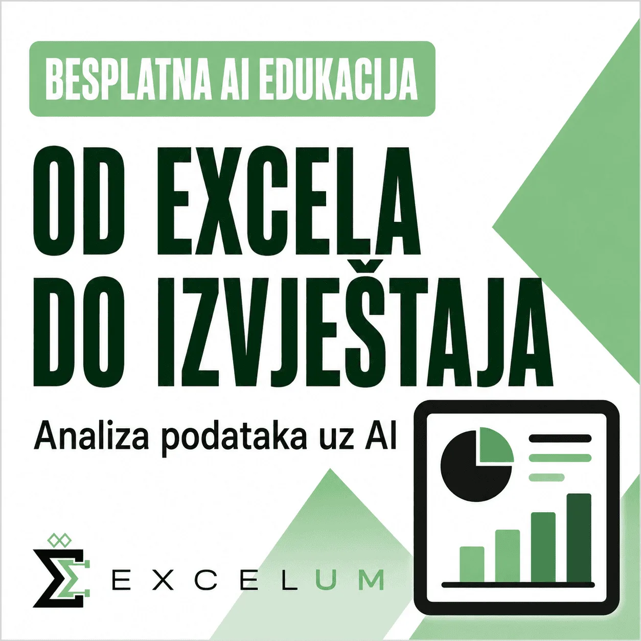 Od Excel tablice do management izvještaja: analiza podataka uz AI