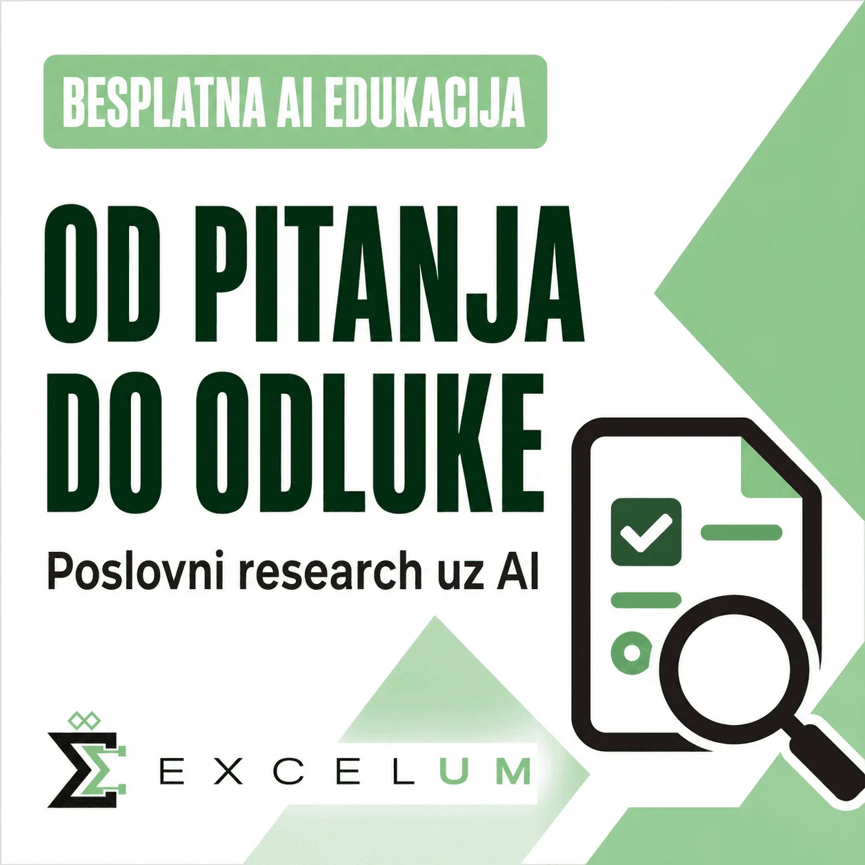Od pitanja do odluke: kako raditi kvalitetan poslovni research uz AI
